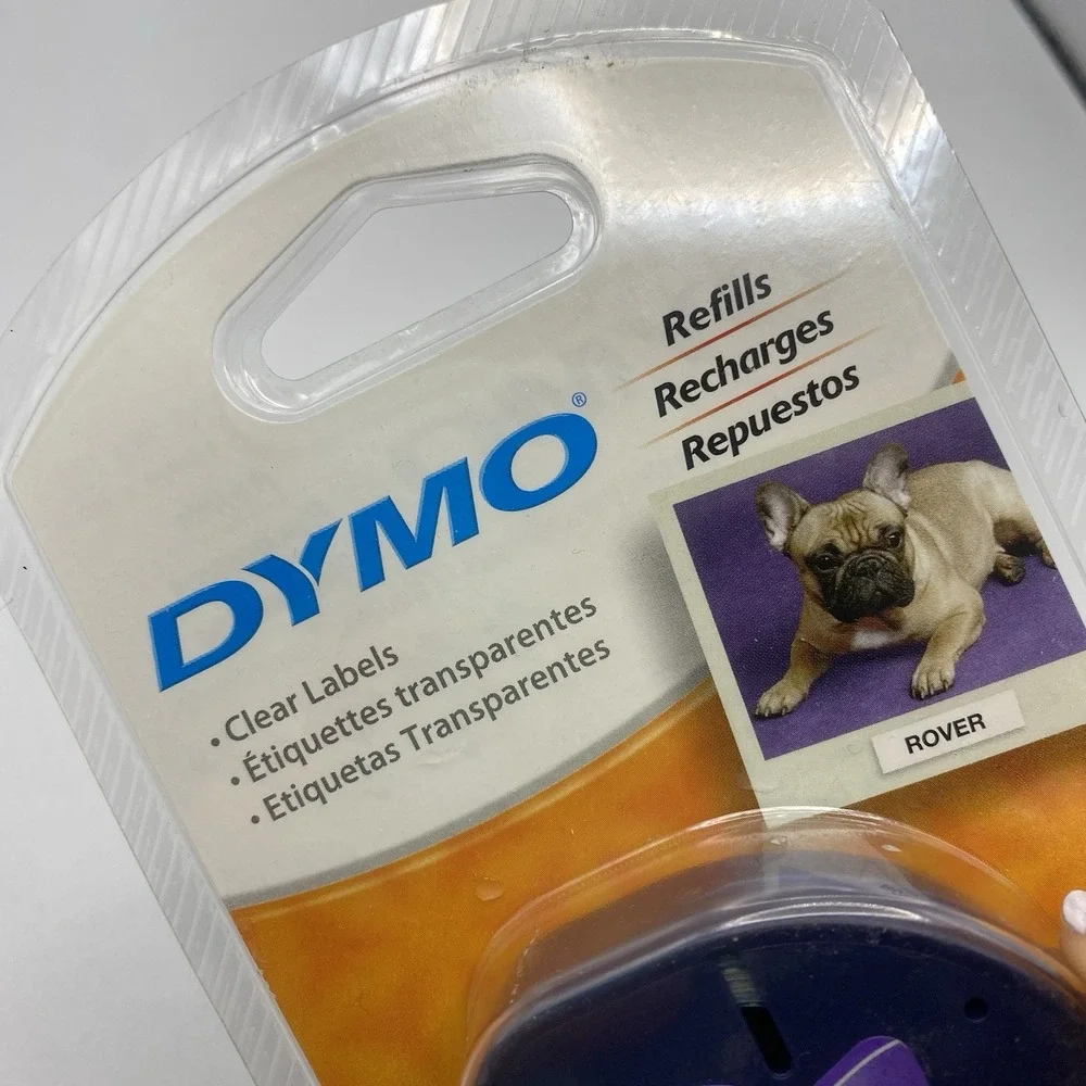 DYMO LetraTag Clear Label Refill 1/2